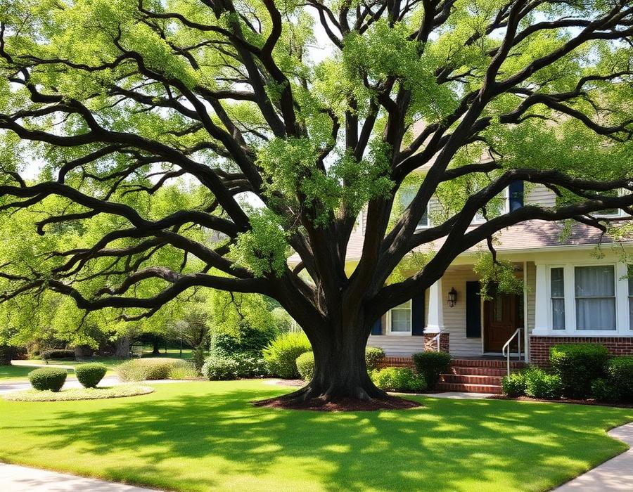 After tree trimming