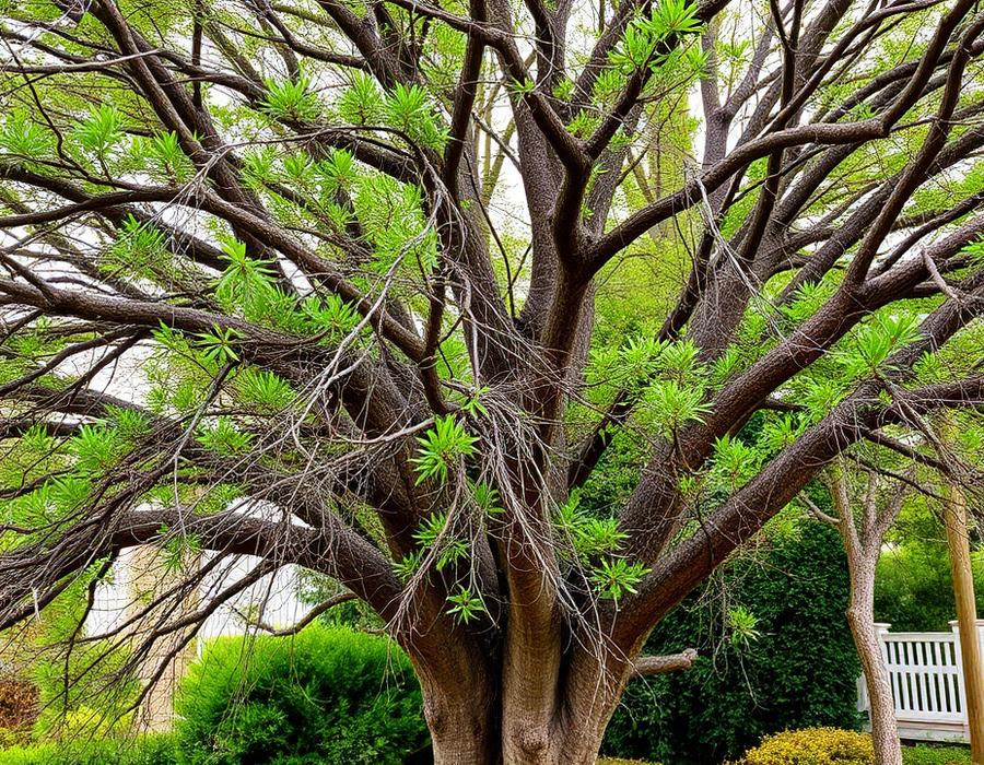 Before tree trimming