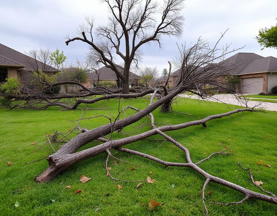 Before storm cleanup